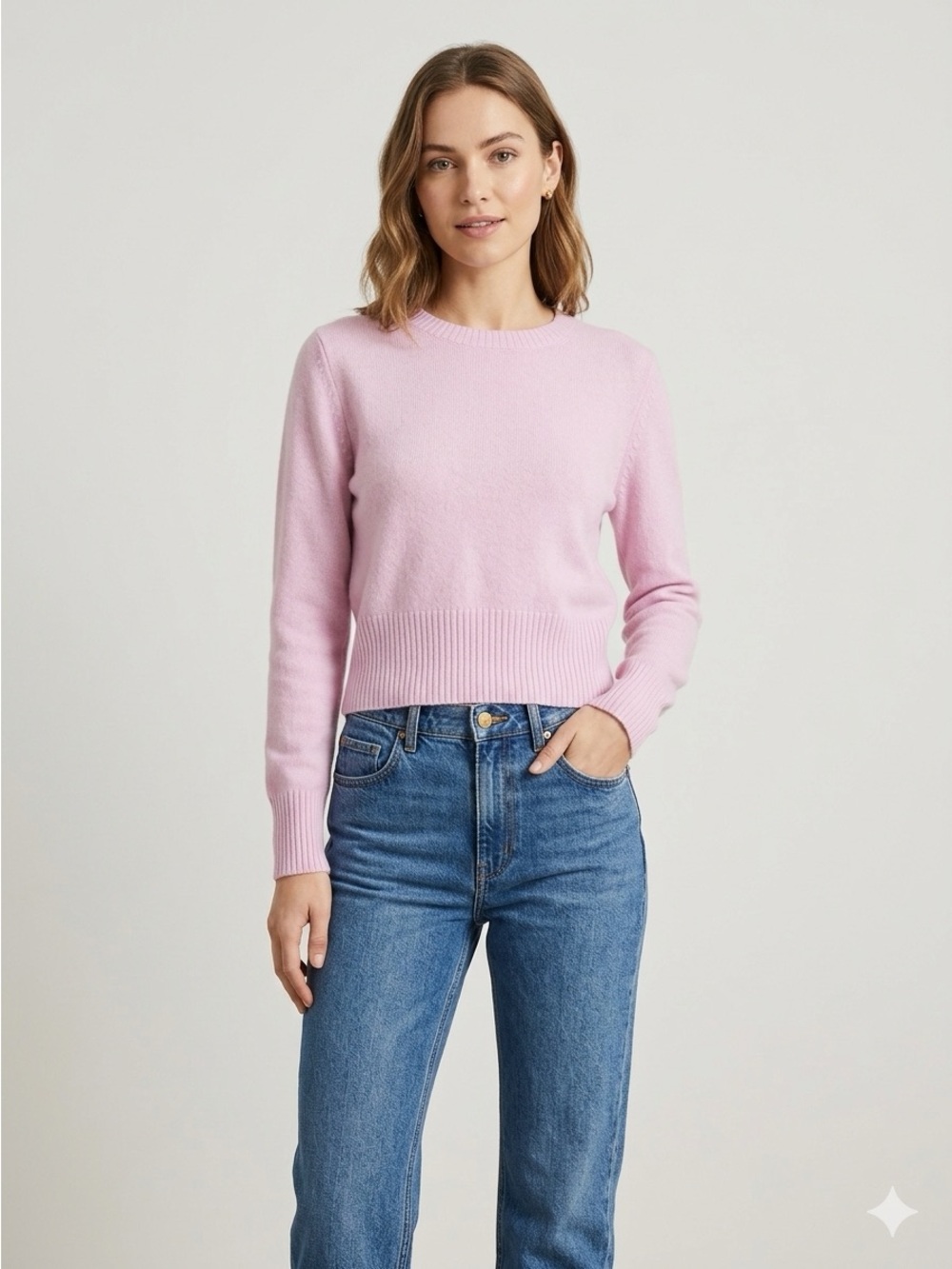 J Crew Cashmere‎ Cropped Fit Sweater Pink